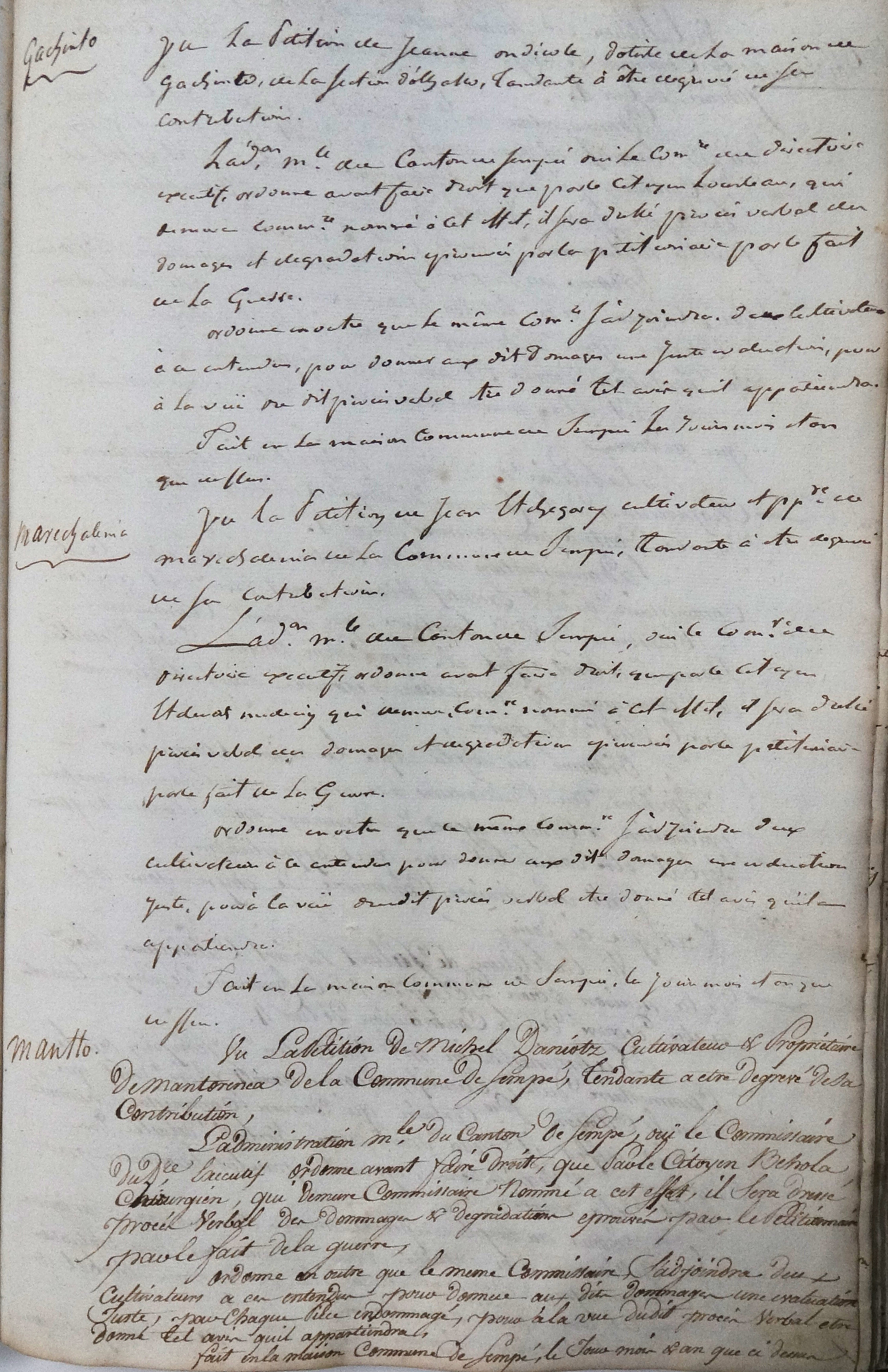 Photo des délibérations municipales n° 0257