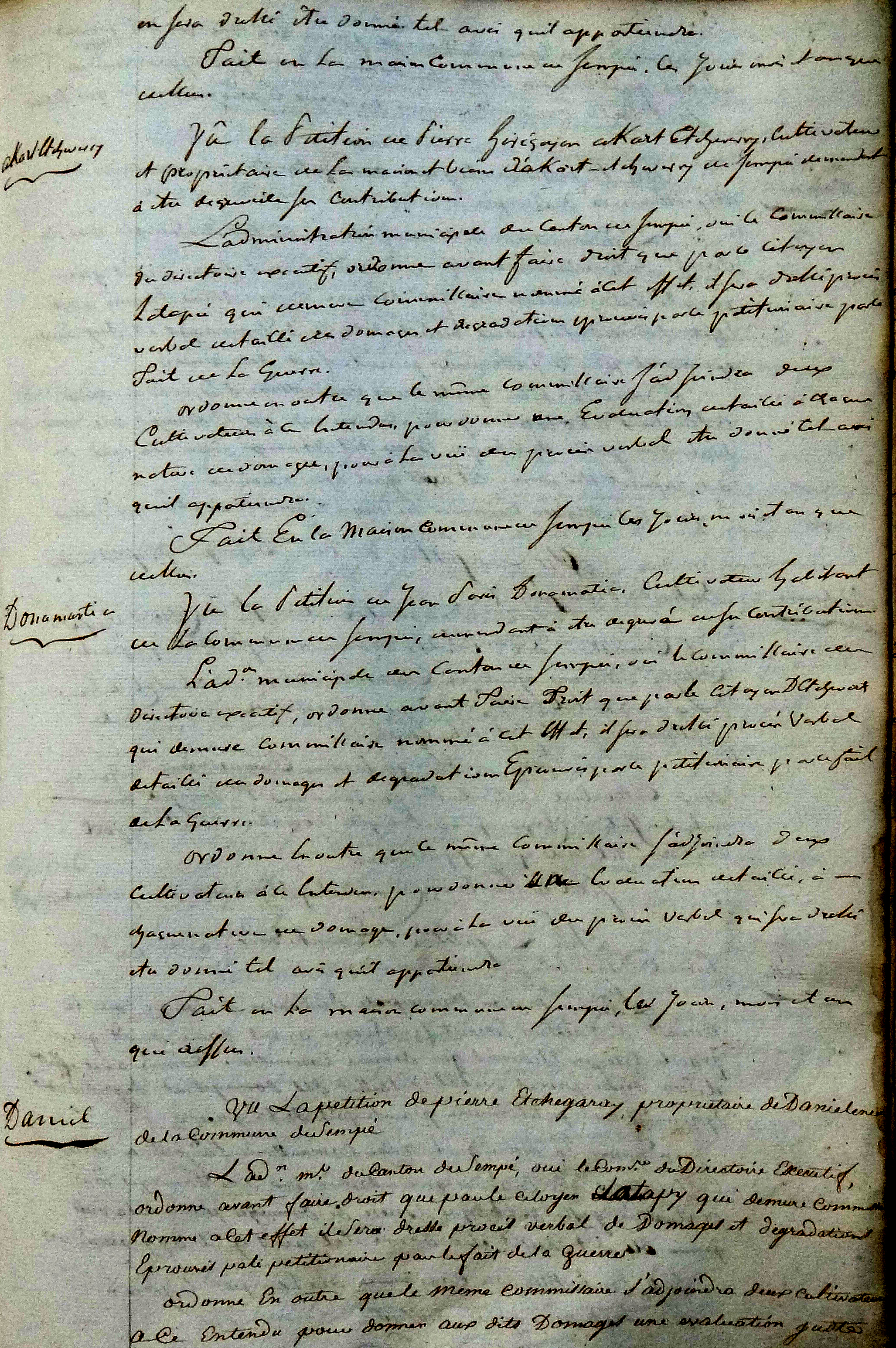 Photo des délibérations municipales n° 0281