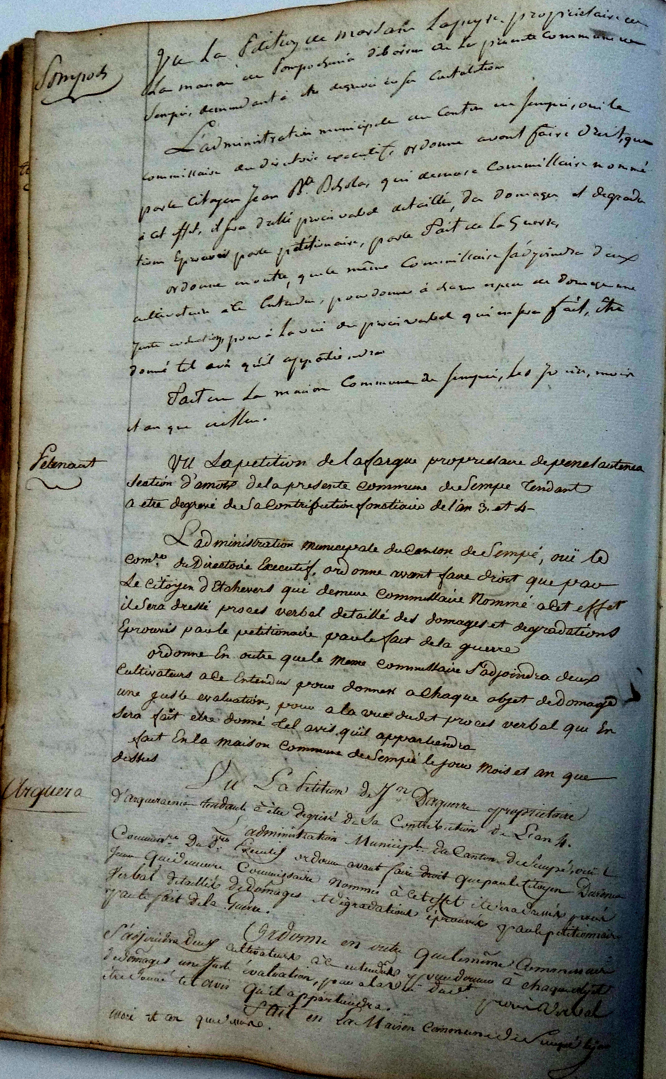 Photo des délibérations municipales n° 0284