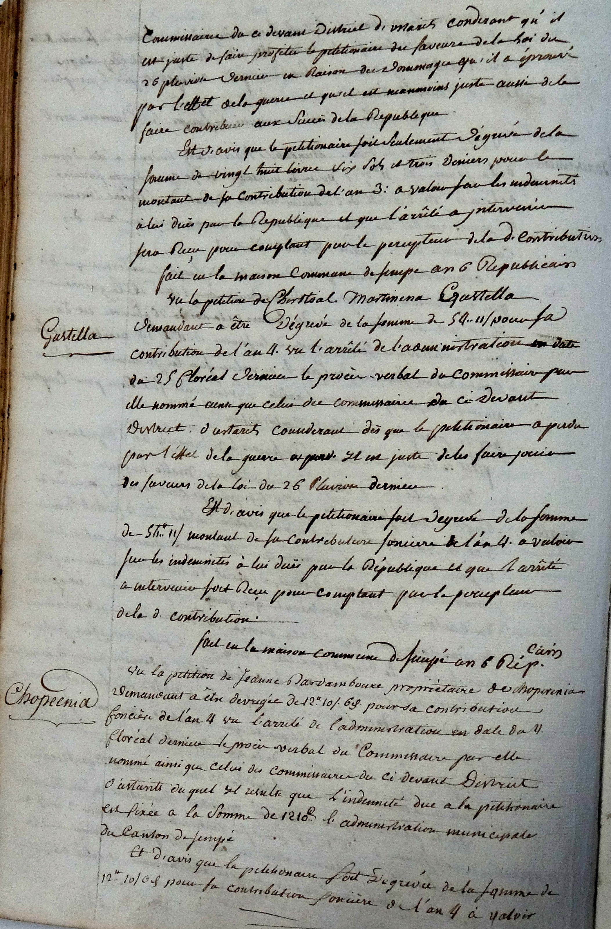 Photo des délibérations municipales n° 0322