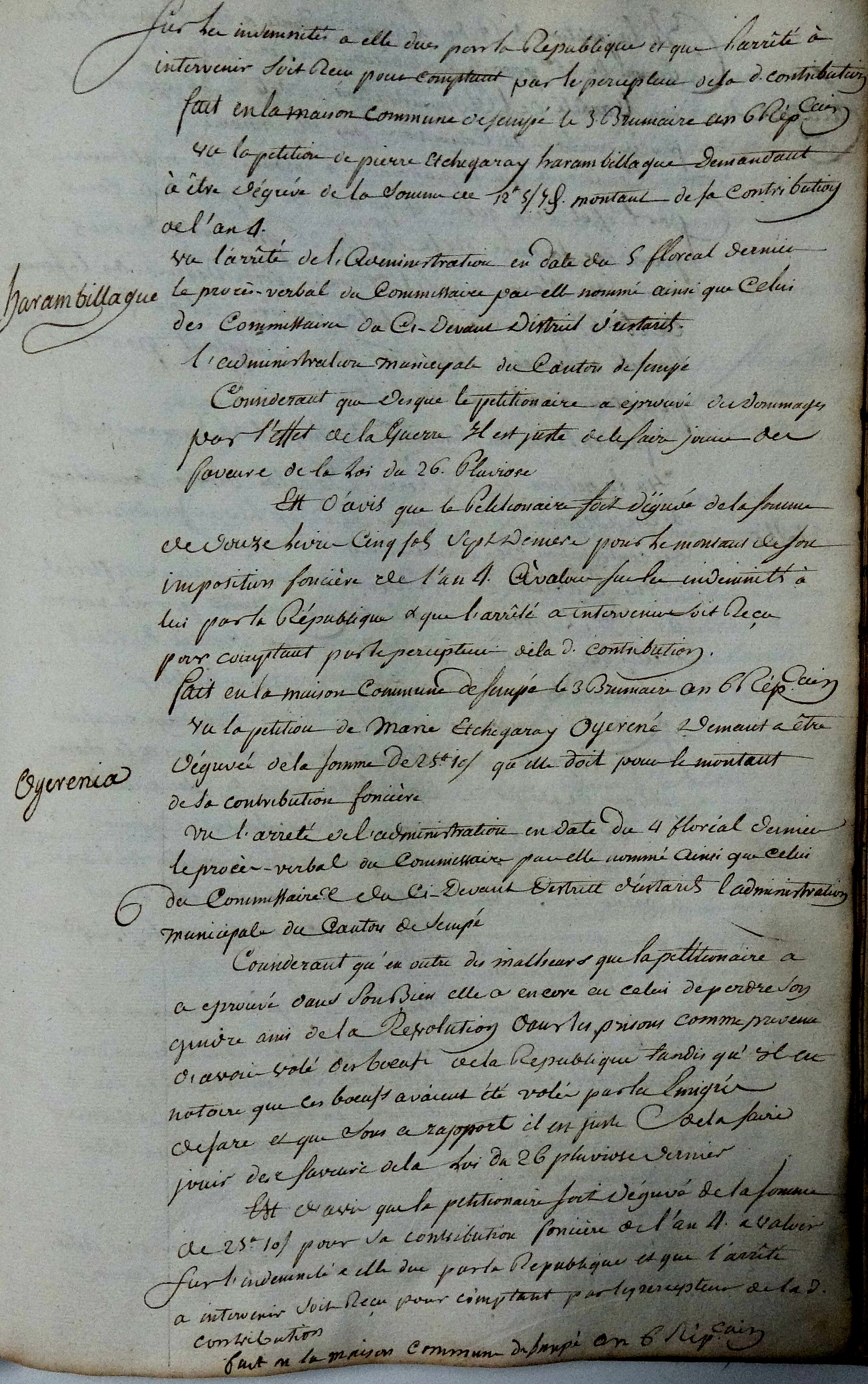 Photo des délibérations municipales n° 0323
