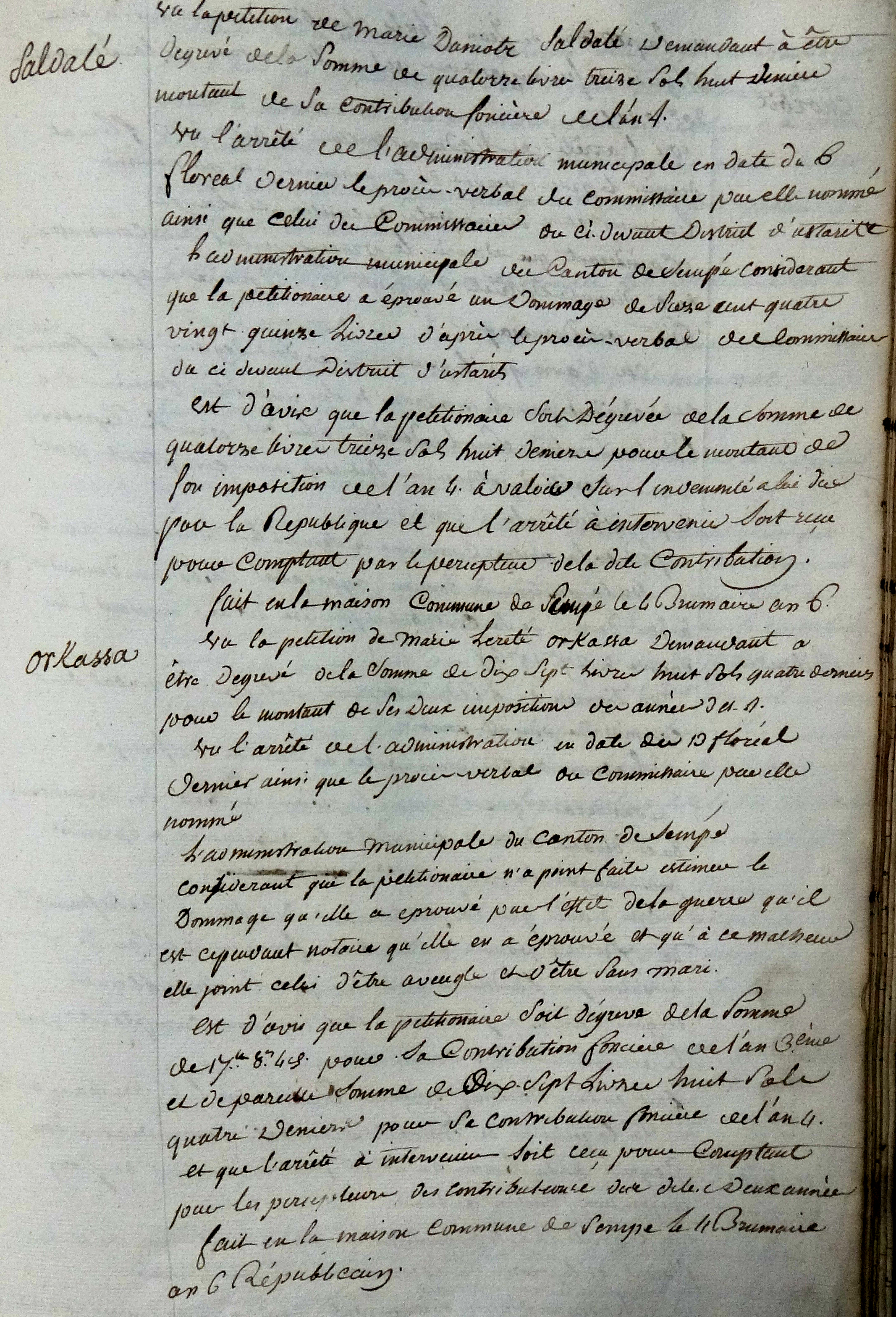 Photo des délibérations municipales n° 0343