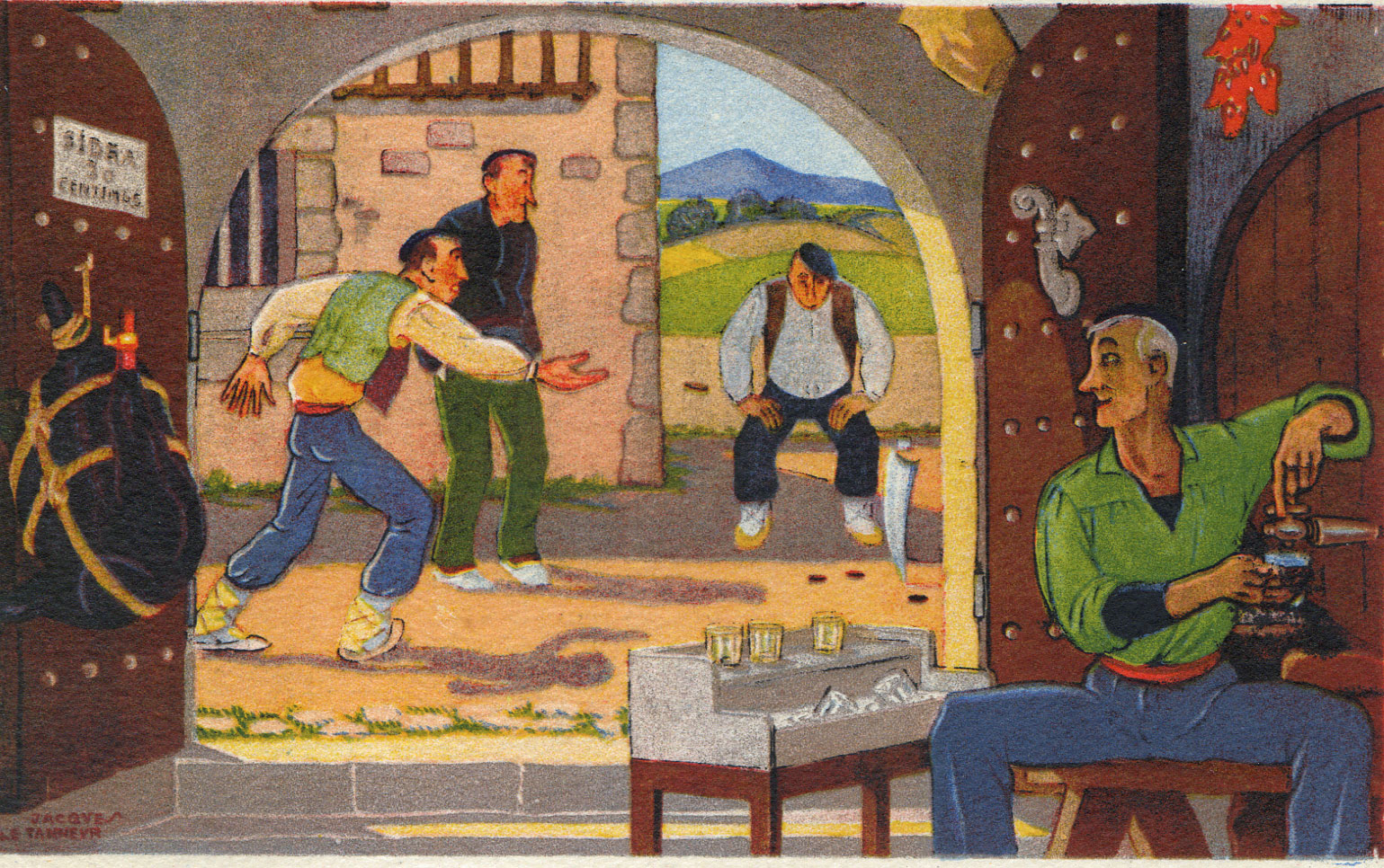 Peinture de Jacques le Tanneur