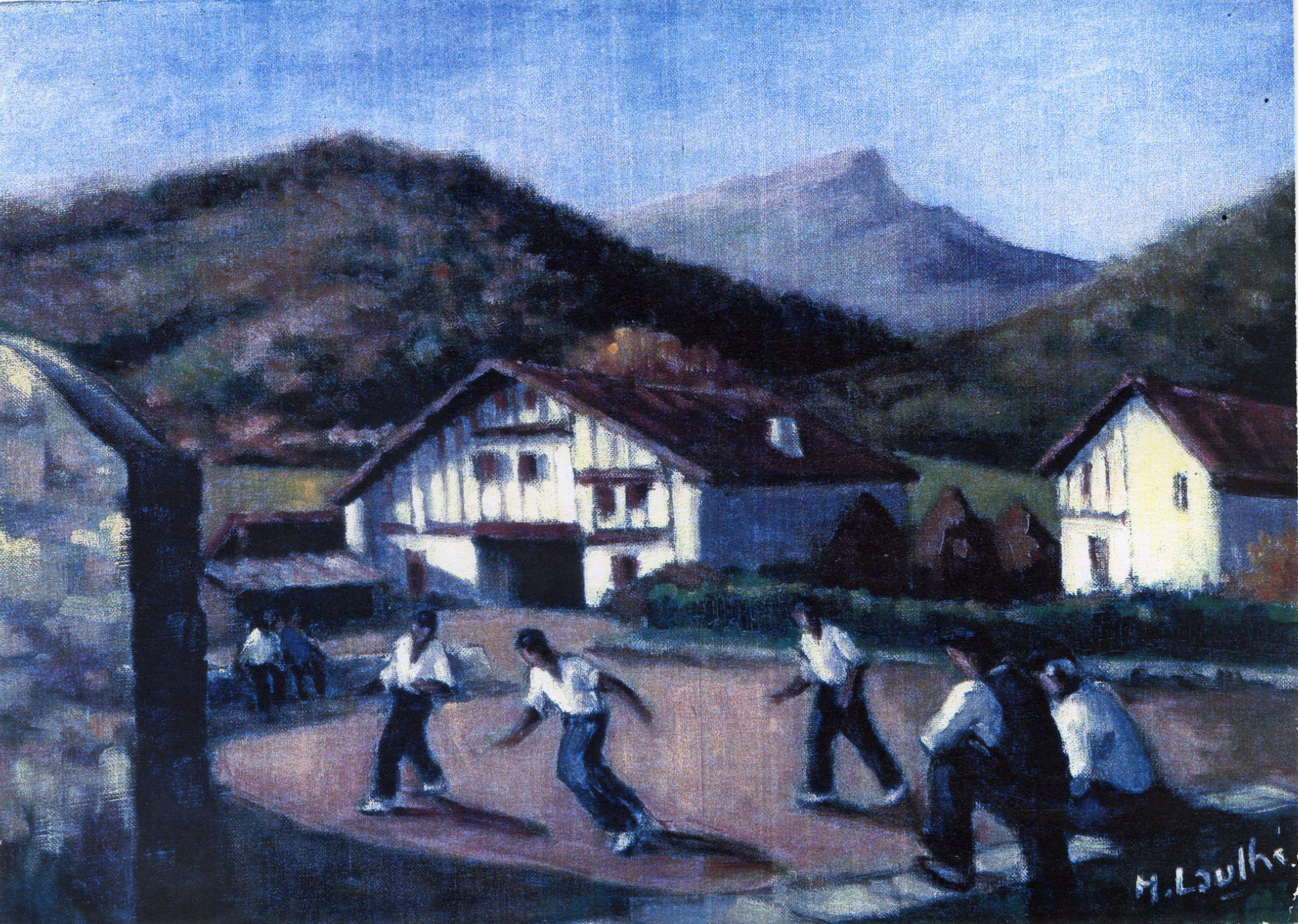 Peinture de M. Laulhé